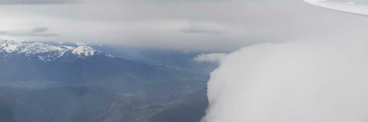 Flugwegposition um 07:53:09: Aufgenommen in der Nähe von Gemeinde Navis, Navis, Österreich in 3163 Meter